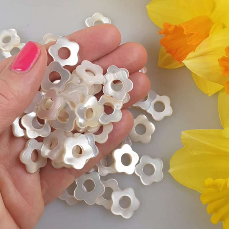 Spring Free gift: Mother of Pearl flower
