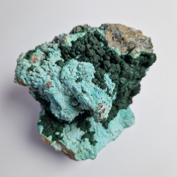 Malachite with Chrysocolla, Africa | 8,7 x 7,8 x 7,4 cm, 0,444 kg