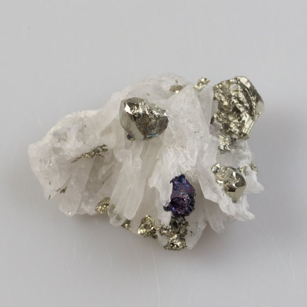 Quartz and Pyrite, Perù | 5,8 x 4,5 x 2,8 cm, 0,057 kg