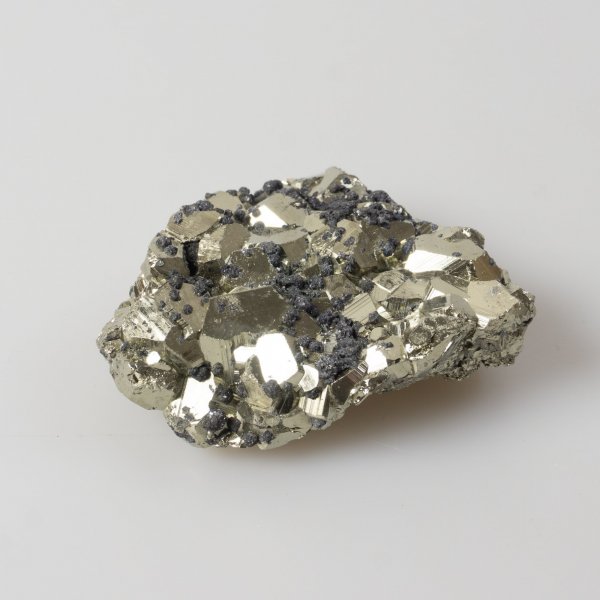 Pyrite druze, Perù | 6,3 x 5 x 2,1 cm, 0,135 kg