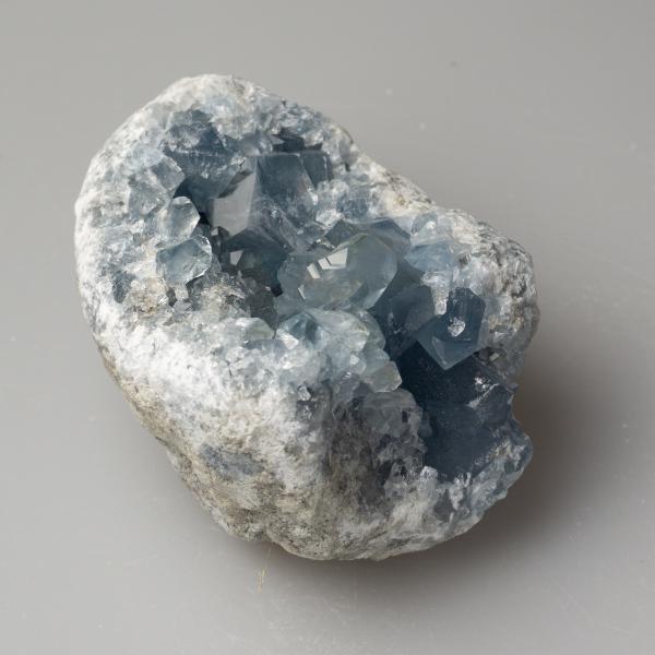 Celestine (Celestite) Geode  8,5X7X6 cm 0,660 kg
