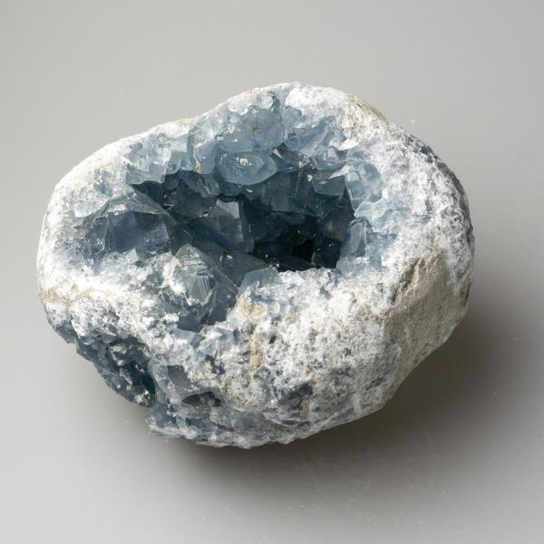 Celestine (Celestite) Geode  12X10X8 cm 1,400 kg