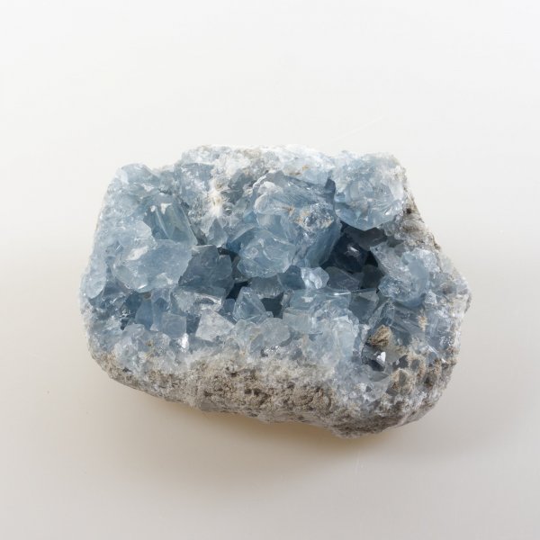Celestine (Celestite) Geode | 9,5 x 6,5 x 5 cm, 0,648 kg