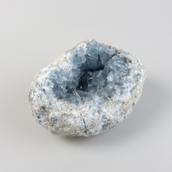 Celestine (Celestite) Geode | 12,5 x 7,5 x 8 cm, 1,52 kg