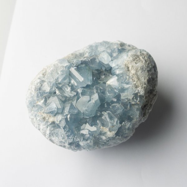 Celestine (Celestite) Geode | 11,5 x 10 x 6,5 cm, 1,390 kg