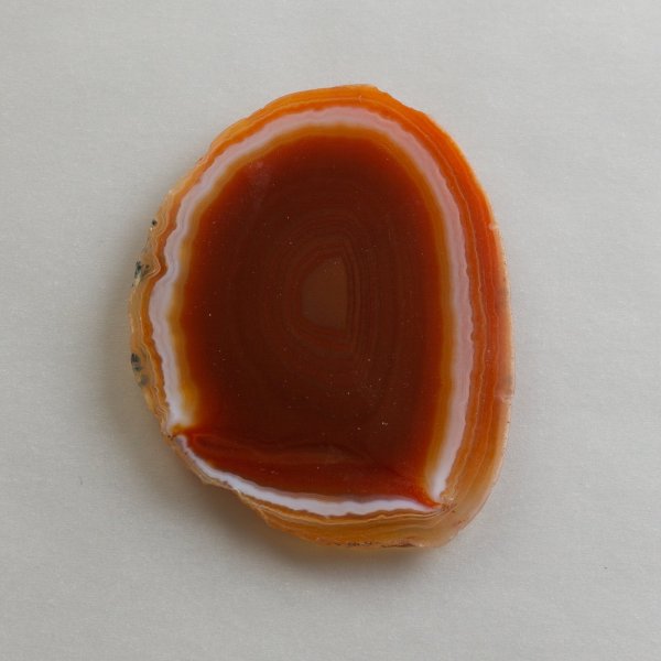 Agate Slice, red-brown color, 5-8 cm