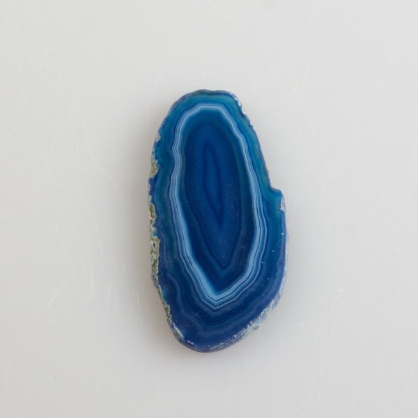 Mini Agate Slice, blue color, 4-5 cm