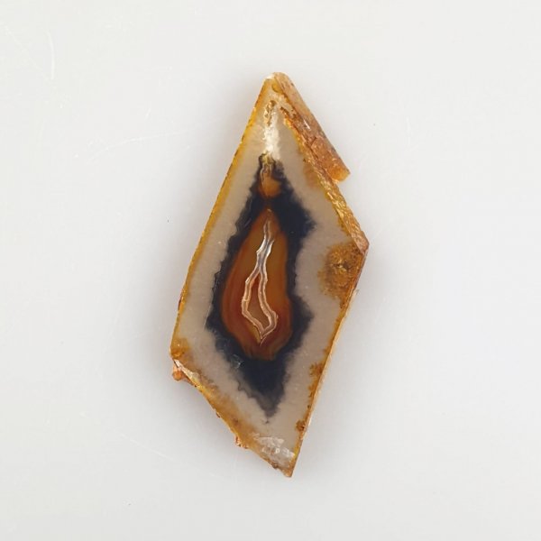 Natural polyhedral Agate Slice | 5,4 x 2,4 x 0,5 cm