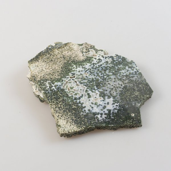 SemiPolished Ocean Jasper Slice | 14 x 12,3 x 1,7 cm, 0,274 kg