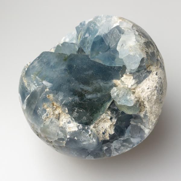 Celestine (Celestite) Geode Sphere 10,5 cm 1,900 kg