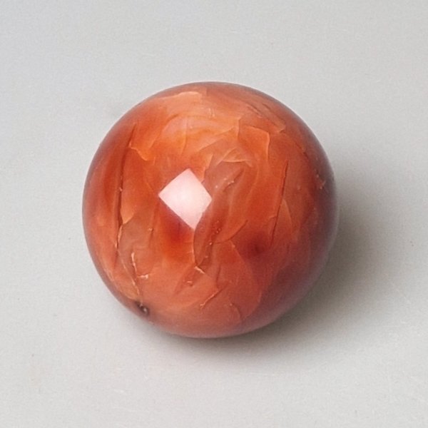 Carnelian Agate sphere | 5 cm