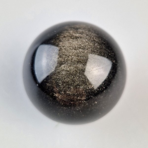 Silver Obsidian Sphere | 4 cm