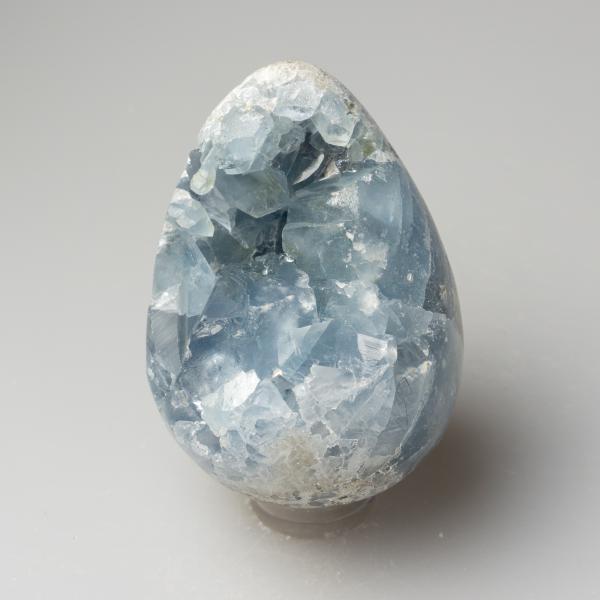Celestine (Celestite) Egg Geode  8X6X5,5 cm 0,450 kg