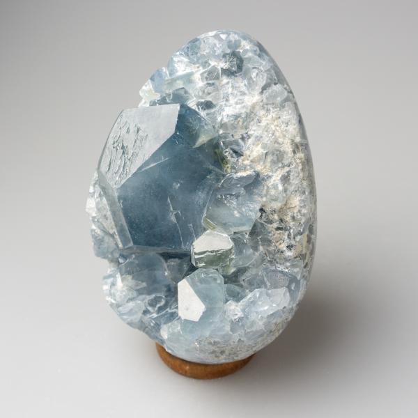 Celestine (Celestite) Egg Geode | 10X7X7 cm, 0,865 kg