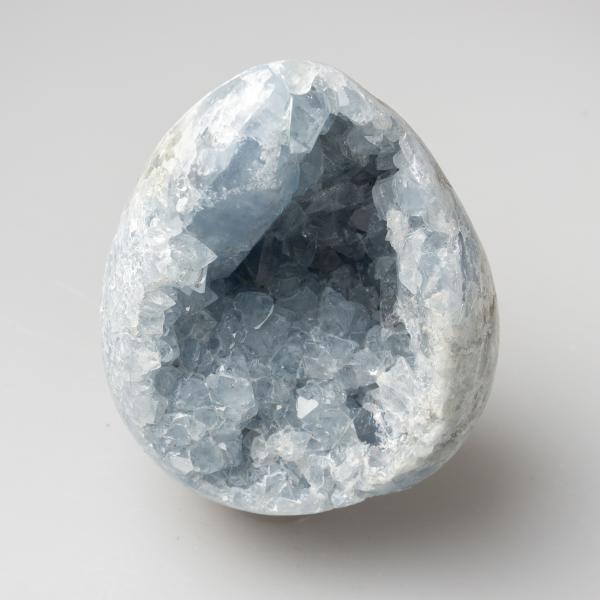 Celestine (Celestite) Egg Geode  10,5X8,5X7 cm 0,895 kg