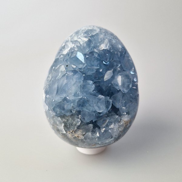 Celestine (Celestite) Egg Geode | 8,7 x 6,5 cm, 0,862 kg