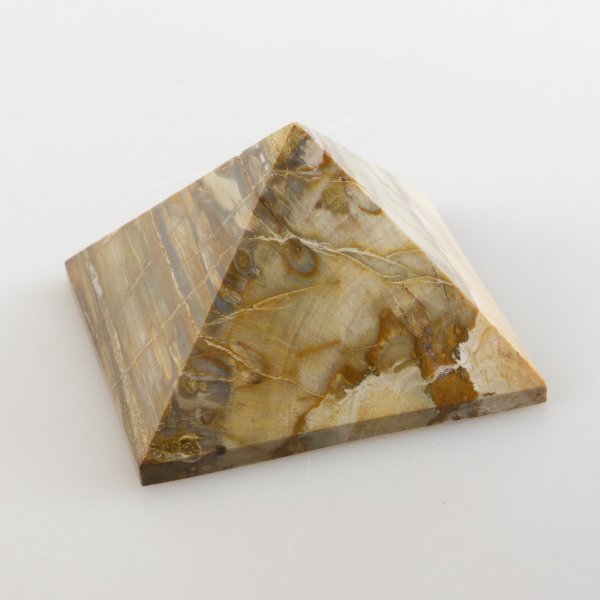 Fossil Wood Pyramide | 6,5 x 3,5 cm, 0,176 kg