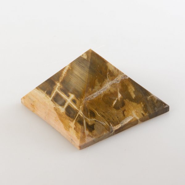 Fossil Wood Pyramide | 6,5 x 3,5 cm, 0,180 kg