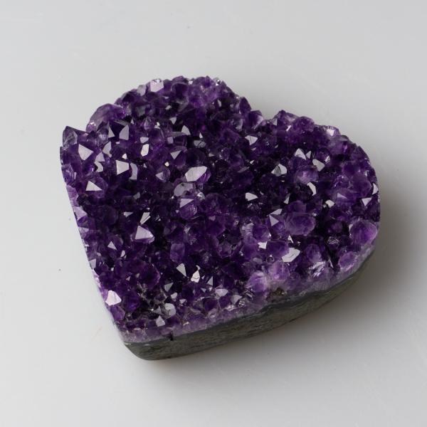 Amethyst Geode Heart 8,2X7,7X4 cm 0,320 kg