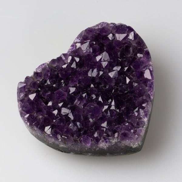 Amethyst Geode Heart 8,6X7,7X3,5 cm 0,345 kg