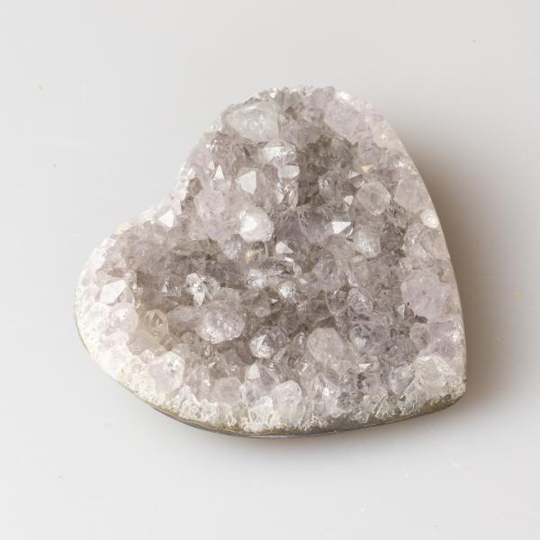 Amethyst Geode Heart 6,5X6,3X2,5 cm 0,130 kg