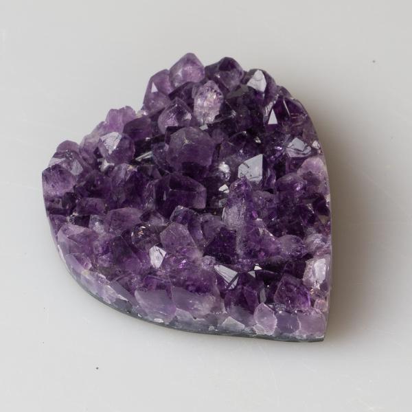 Amethyst Geode Heart 5X5,5X1,7 cm 0,065 kg