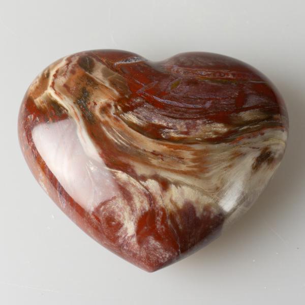Fossil Wood Heart 8X6,4X3,1 cm 0,255 kg