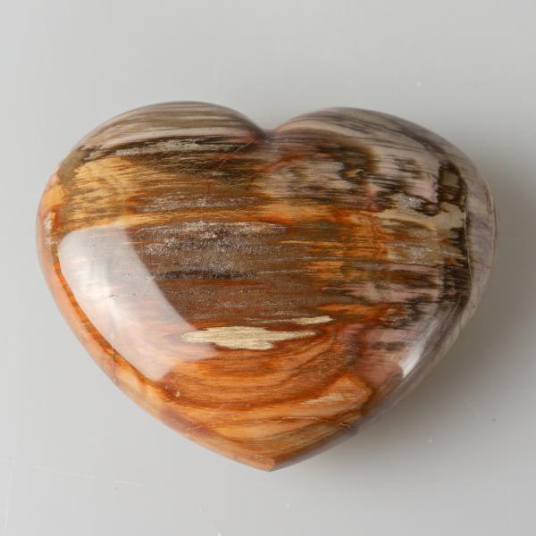 Fossil Wood Heart 9,1X7,2X3,5 cm 0,365 kg