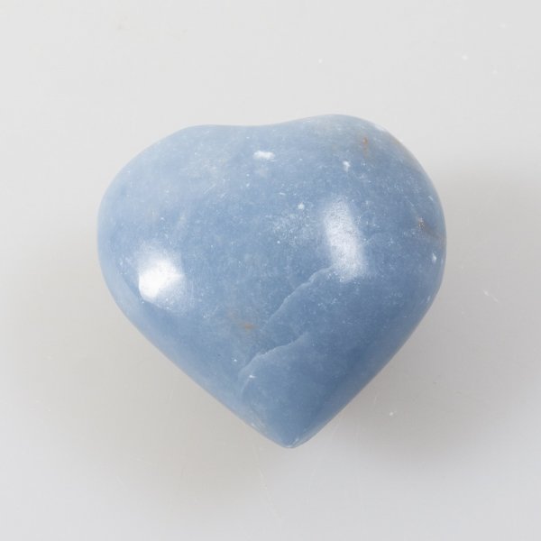 Angelite Heart | 3,6 x 3,5 x 1,9 cm, 0,036 kg