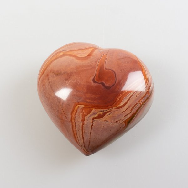 Polychrome jasper Heart | 7 x 6,7 x 3,3 cm, 0,230 kg