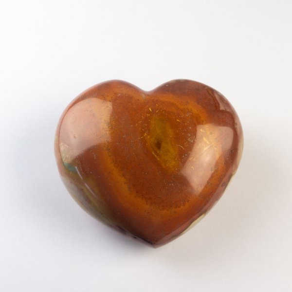 Polychrome jasper Heart | 9 x 8,5 x 4,5 cm, 0,558 kg
