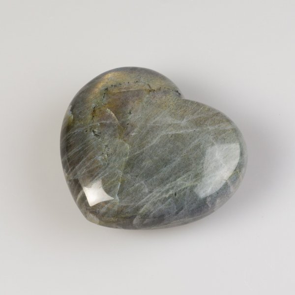 Labradorite Heart | 7,5x6,7x2,8 cm 0,254 kg