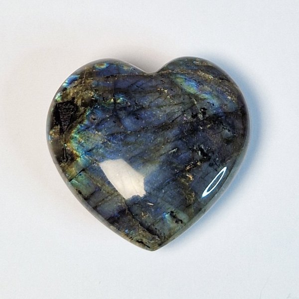 Labradorite Heart | 7 x 6,7 x 2,3 cm, 202 gr