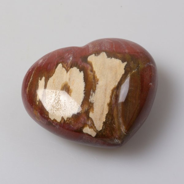 Petrified wood Heart | 6 x 5,2 x 2,7 cm, 0,140 kg