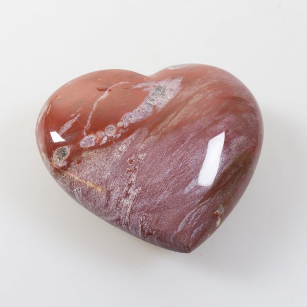 Petrified wood Heart | 8 x 6,8 x 3 cm, 0,246 kg