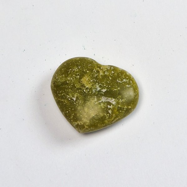 Green Opal heart | 2,5 cm
