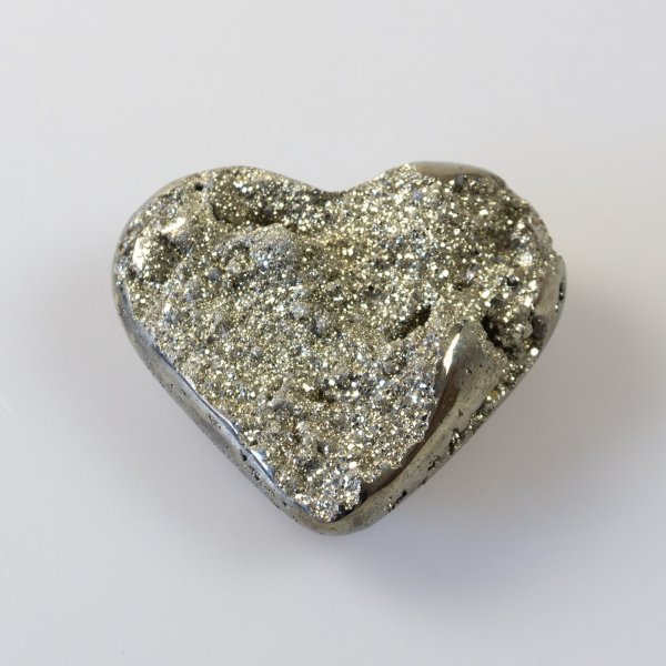 Pyrite Geode Heart | 6,8 x 6 x 2,8 cm, 0,234 kg