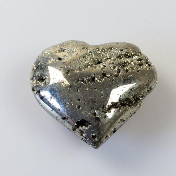 Pyrite Geode Heart | 5,4 x 5 x 2,3 cm, 0,130 kg