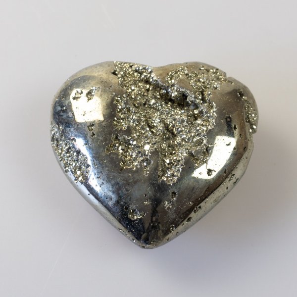 Pyrite Geode Heart | 5,7 x 5,3 x 2,4 cm, 0,172 kg