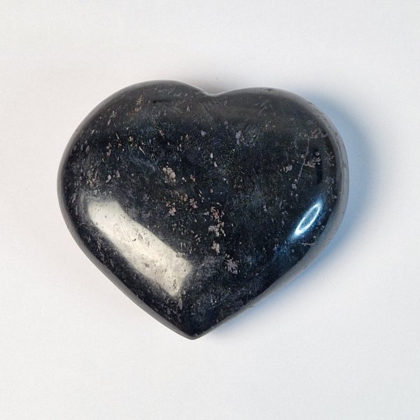 Black Tourmaline Heart | 10 x 9 x 3,2 cm, 0,586 kg