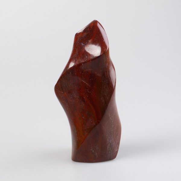 Red Jasper Flame Shape | 7 x 4,5 x 16 cm, 0,640 kg