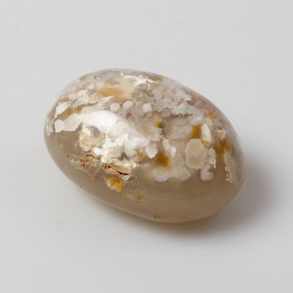 Palmstone (Pebble) Cherry blossom Agate | 6,5 x 4,5 x 3,3 cm