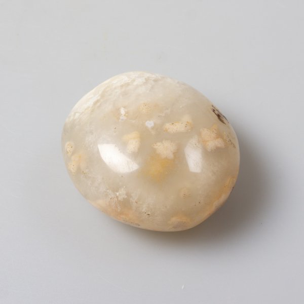Palmstone (Pebble) Cherry blossom Agate | 4,5 x 4,2 x 2,4 cm