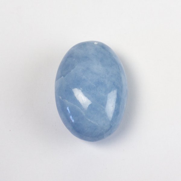 Palmstone (Pebble) Lightblue Calcite | 7-8 cm