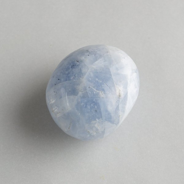 Palmstone (Pebble) Lightblue Calcite | 3,5 - 4 cm