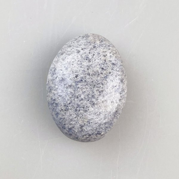 Tumbled Lazulite, Lens Shape, Amulet | 3 x 2,5 x 1 cm