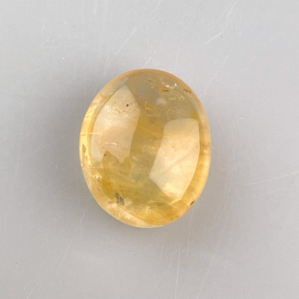 Tumbled Hematoid quartz, Lens Shape, Amulet | 3 x 2,5 x 1 cm