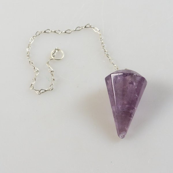 Pendulum Amethyst | Stone 4 - 4,5 cm, chain 15 cm