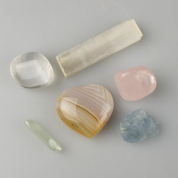 Fertility and Pregnacy Crystals set Dimensioni varie : pietre circa 2-5 cm