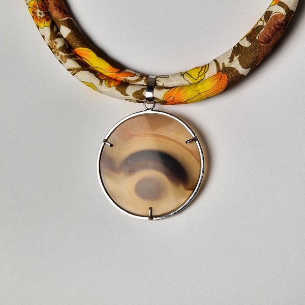 Necklace with Agate | 41 cm